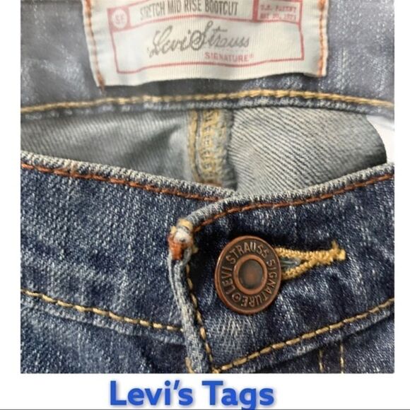 PRICE FIRM!$35 Levi Strauss Plus Size Denim Jeans. SIZE 18 - Picture 8 of 10